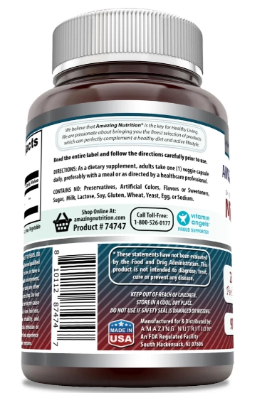 DHEA Micronizado, 25Mg, 180 Cápsulas, Amazing Formulas