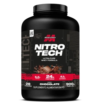Whey Nitro Tech, 900g Sabores, Muscletech