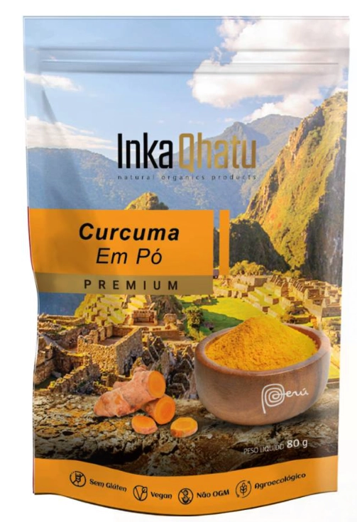 Cúrcuma em Pó, 80g, Inka Qhatu