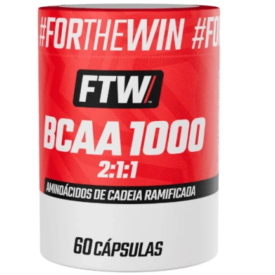 BCAA  1.000  2:1:1, 60 Cápsulas, FTW
