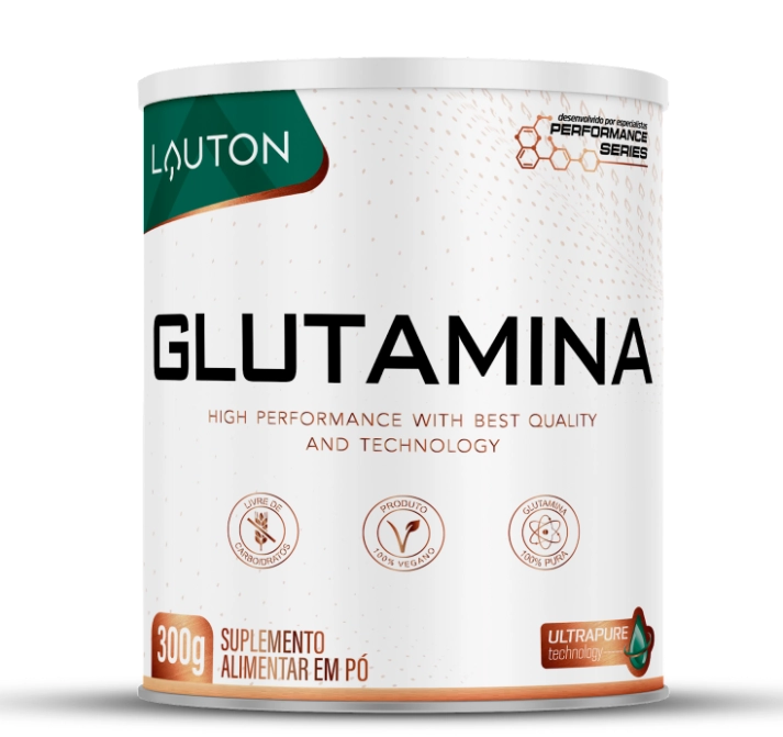 Glutamina, 300g em Pó, Lauton Nutrition