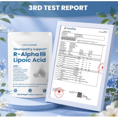 Ácido R-Alfa Lipoico 600mg, 240 Cápsulas, Colivigor