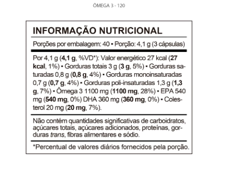 Ômega 3 1000mg, 120 Cápsulas, QualyNutri