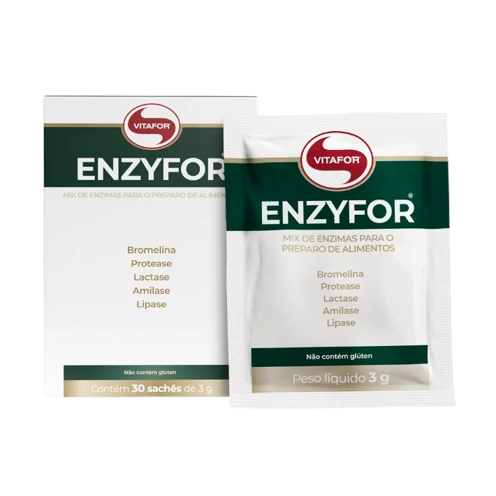 ENZYFOR, Mix de Enzimas, 30 sachês, 3g, Vitafor