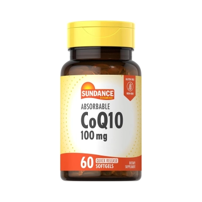 COQ10, 100mg, 60 Softgels, Sundance