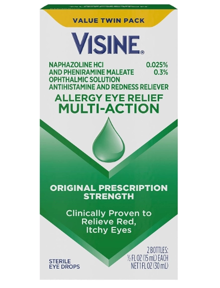 Colírio Allergy Relief, Anti-histamínico, para Vermelhidão, 30ml, Visine