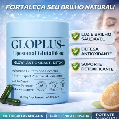 Liposomal Glutathione, 60 Cápsulas, Gloplus+