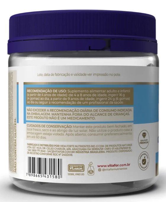 Vitabear, 60 Gomas Sabor Frutas, Vitafor