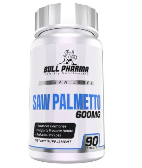 Saw Palmetto 600mg, 90 Comprimidos, Bull Pharma