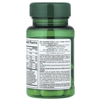 Superfoods Plus + Energy, 30 Cápsulas - Nature's Bounty