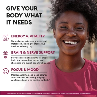 Vitamina B-Complex com Vitamina C, Magnésio e Colina 1000mg, 120 Cápsulas, Nutra Harmony