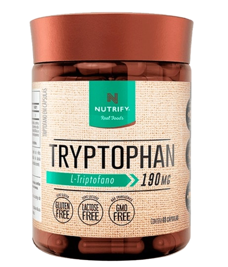 Tryptophan 190mg, 60 Cápsulas, Nutrify