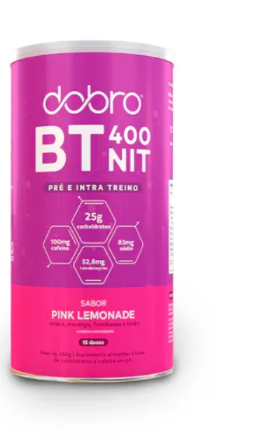 BT 400 Nitrato, Sabor Pink Lemonade, 450g, Dobro