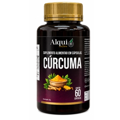 Cúrcuma, Saúde das Articulações, Ação Antioxidante e Bem-Estar, 60 Cápsulas, Alquimia