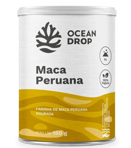 Maca Peruana, 150g em Pó, Ocean Drop