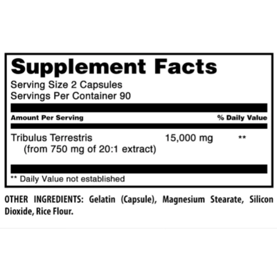 Tribulus 15000 Mg, 180 Cápsulas, Amazing Formulas