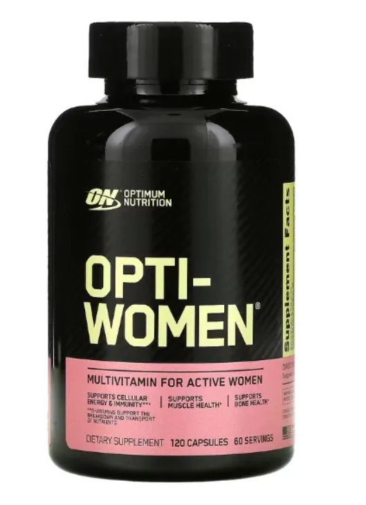 Multivitamínico Opti-Women, 120 Cápsulas, Optimum Nutrition