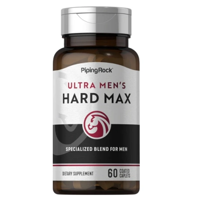 Hard Max ultra para homens, 60 Cápsulas, PipingRock