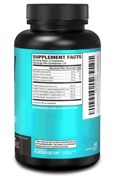 Dry-XT Diuretic, 60 Cápsulas, Jacked Factory