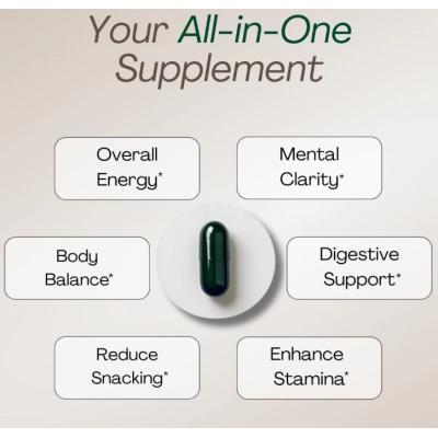 GLP-1 1500mg, Auxílio no Controle da Fome e no Metabolismo, 60 Cápsulas, Plus+Ultra