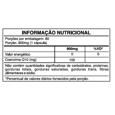 Coenzima COQ-10 100mg, 60 Cápsulas, Adaptogen