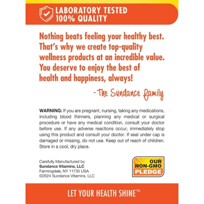 Fish Oil (Ômega-3), 1000mg, 200 Softgels, Sabor Limão, Sundance