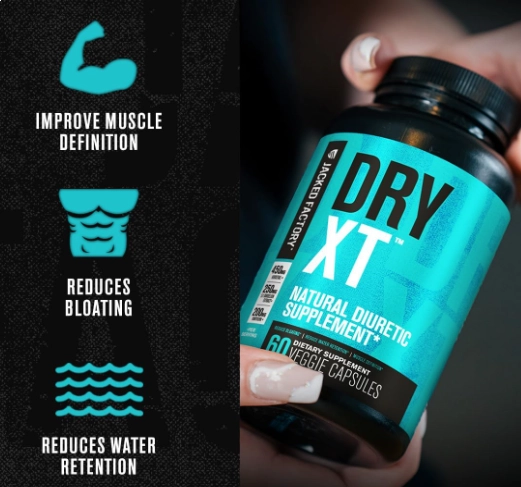 Dry-XT Diuretic, 60 Cápsulas, Jacked Factory