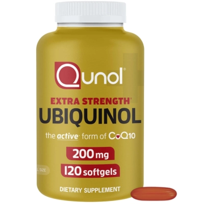 Ubiquinol 200mg Extra Strength, Softgels, Qunol