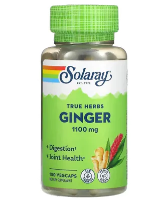 Gengibre 550mg, 100 VegCaps, Solaray