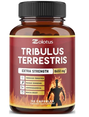 Tribulus Terrestris, 8650mg por cápsula, 90 cápsulas, Zolotus