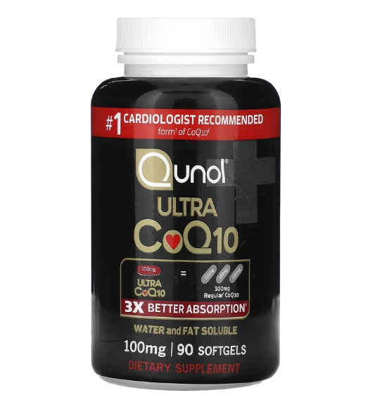 Ultra CoQ10, 100mg, 90 Cápsulas, Qunol