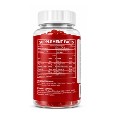 DHEA, Suporte Hormonal, Energia e Performance, 60 Gummies, Aquonix