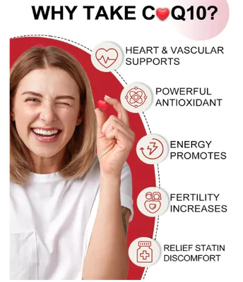 Ubiquinol, Coenzima CoQ10 600mg, com Vitamina E e PQQ, 120 Softgels, Dr Foster