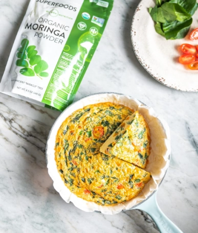 Moringa em Pó, Para Saúde digestiva e Rico em fibra, 240g, MRM Nutrition