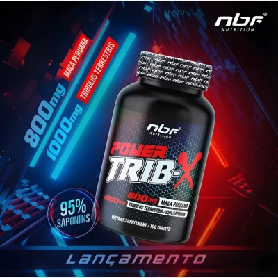 Power Trib-X, Tribulus Terrestris 1000mg, Maca Peruana 800mg, 100 Comprimidos, NBF Nutrition