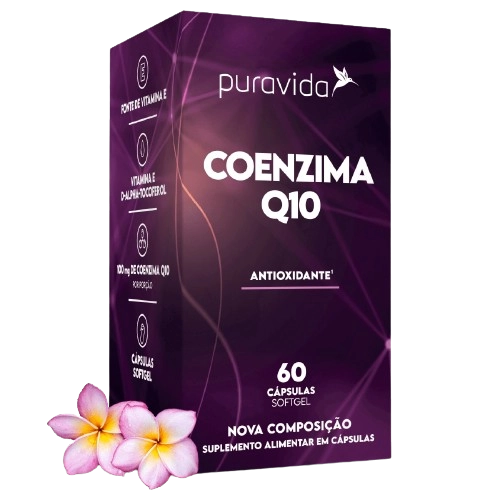 Coenzima CoQ10, 100mg, 60 cápsulas, Puravida