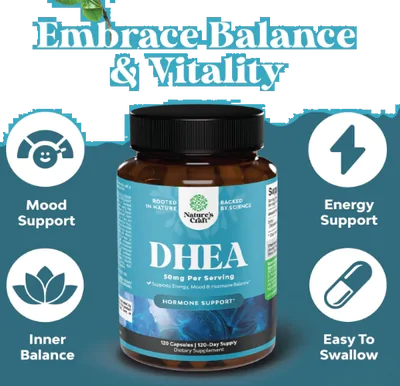 DHEA 50mg, 120 Cápsulas, Natures Craft