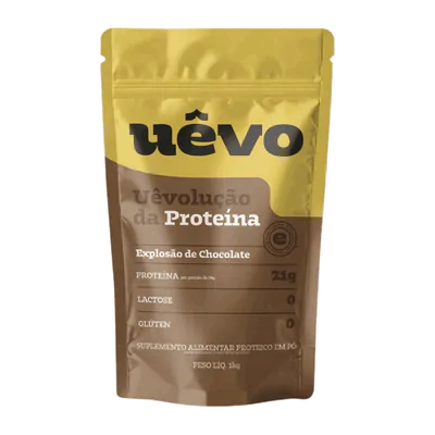 Suplemento Proteico Albumina 1kg, Sem Glúten, Com Sabores - Uêvo