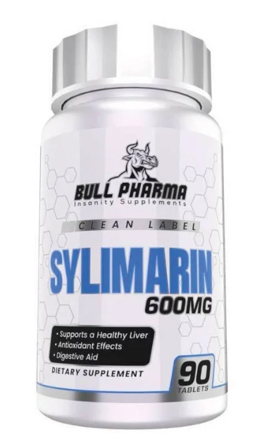 Silymarin 600mg, 90 Comprimidos, Bull Pharma