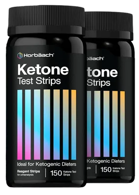Tiras de teste de urina, teste de cetona, 150 tiras, Horbaach