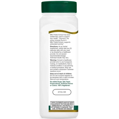 Milk Thistle Extract, 200 Cápsulas, 21st Century