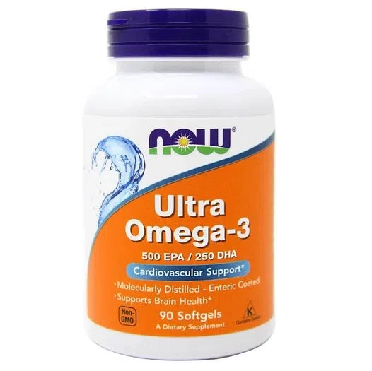 Ultra Ômega 3, 500 EPA 250 DHA, 90 Cápsulas, Now