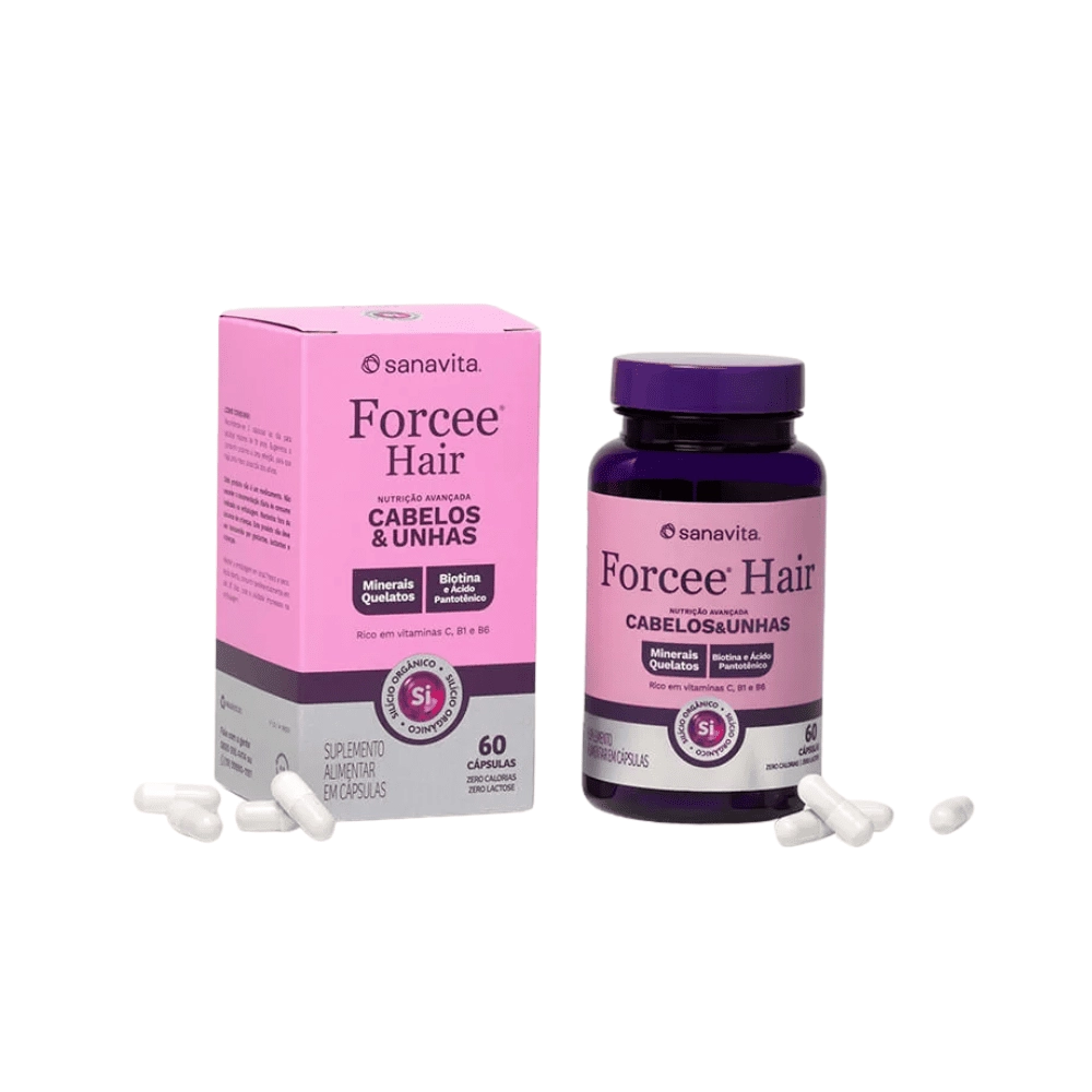 Forcee Hair, 60 Cápsulas - Sanavita