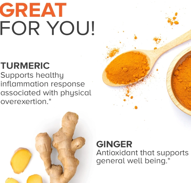 Cúrcuma 2400mg e Gengibre 150mg, Com Pimenta preta, Suporte para articulações, 105 Cápsulas, Qunol