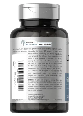 L-Carnosine 500mg, 120 Cápsulas, Horbaach