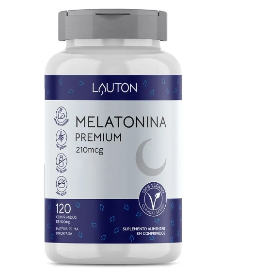 Melatonina Premium 210mcg. 120 Comprimidos, Lauton Nutrition