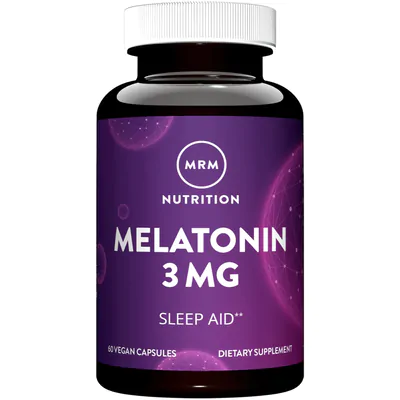 Melatonina 3mg, 60 cápsulas veganas, MRM Nutrition
