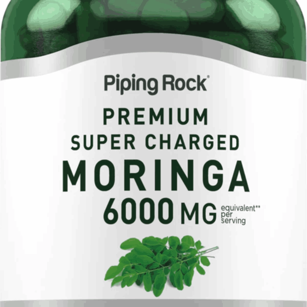 Moringa Oleifera 6000 mg (por dose) 240 Cápsulas – Piping Rock