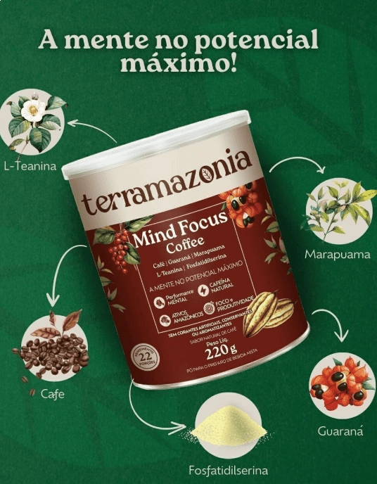 Mind Focus Coffee, 220g, Terramazonia