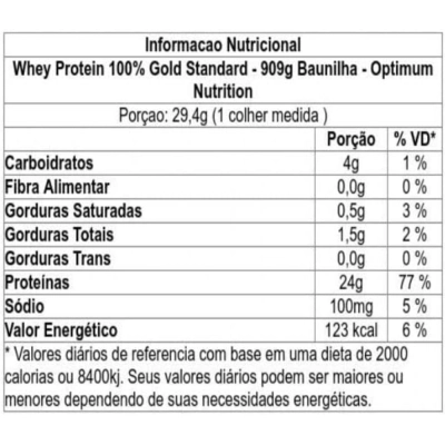 Whey Gold Standard 100% Isolate Protein Powder, Sabores, Optimum Nutrition